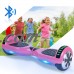 Leqi UL 2272 Certified Hoverboard on Sale Two-Wheels Smart Electric Self-Balancing Scooter Hover Borad for Adult Kids Hoover Board w/Bluetooth Speaker Flash LED Light, Remote Control,Pink   571258122